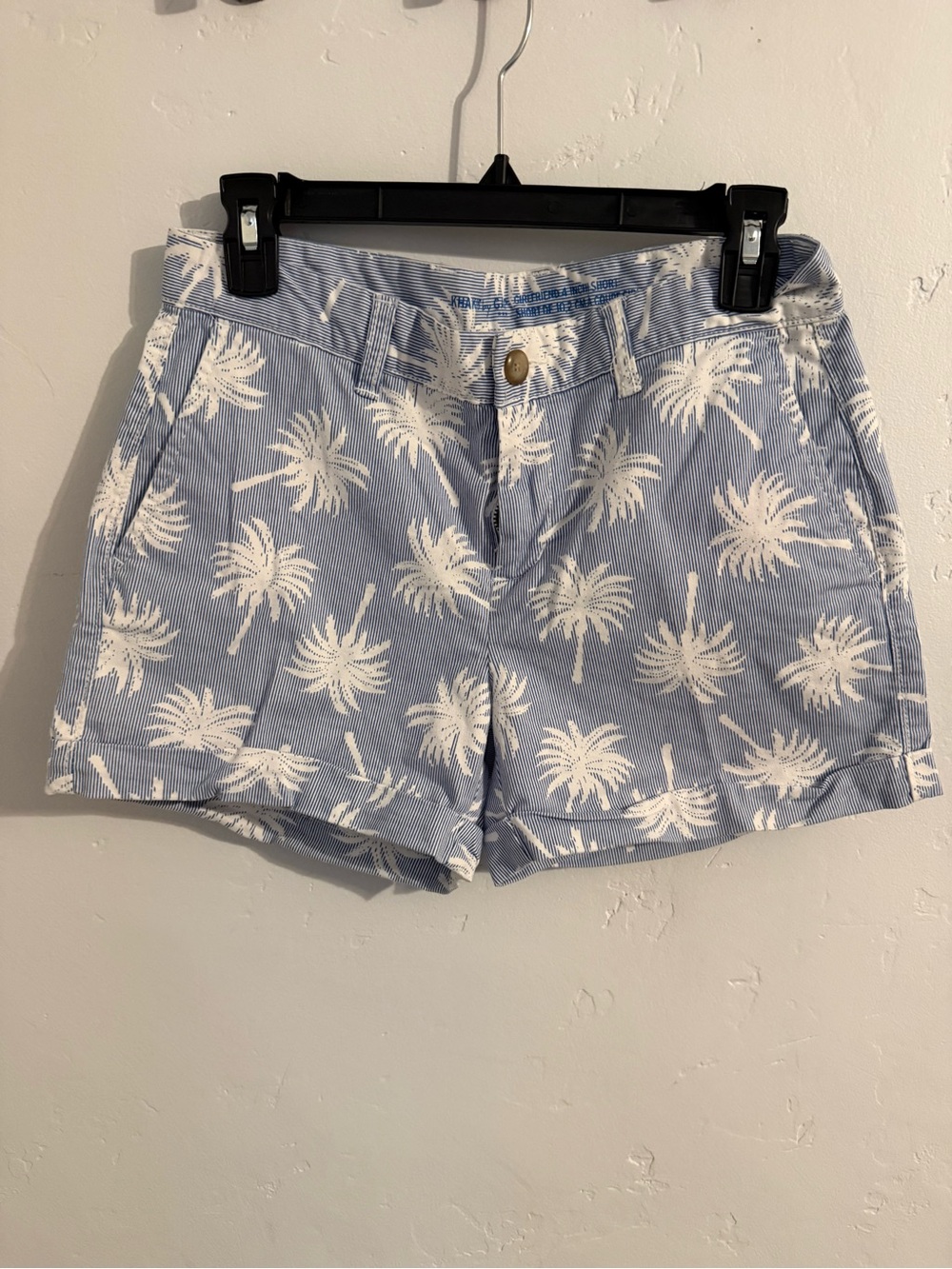 Gap Girlfriend Palm Print Casual Shorts sz 0